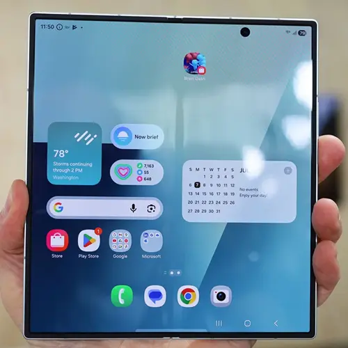 گوشیموبایلسامسونگمدلGalaxyZFold 7دوسیمکارتظرفیت256گیگابایتورم12گیگابایتویتنام (15)